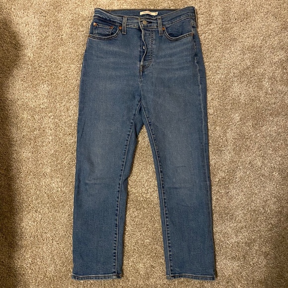 Levi’s Wedgie Straight Jeans – Medium Wash, W28 L26 - Picture 1 of 3